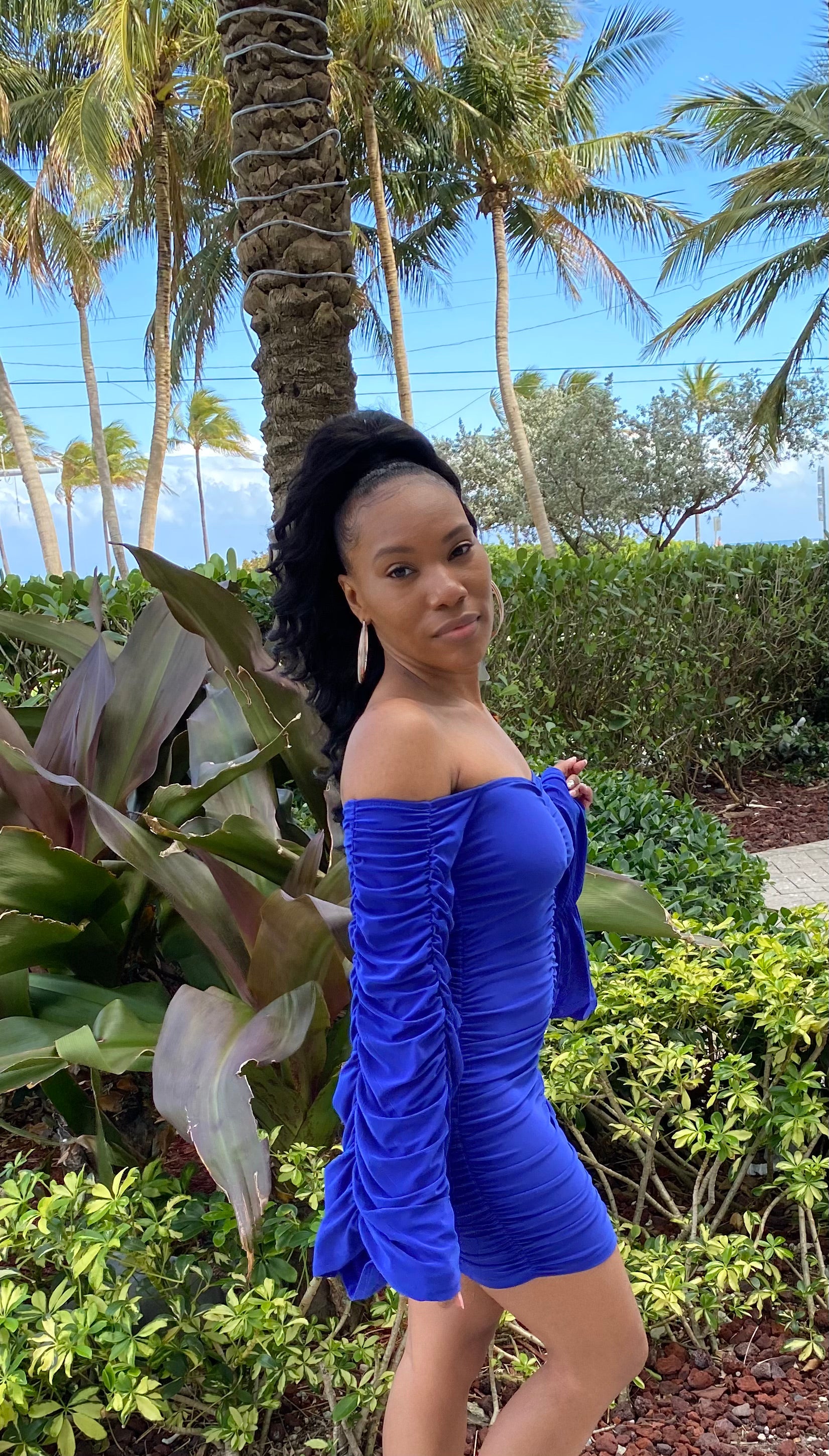 Royal ruched dress – SMARIE COUTURE