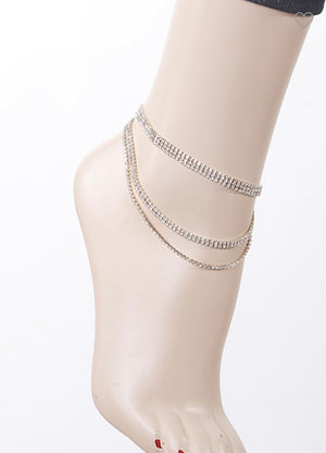 Rhinestone Anklet